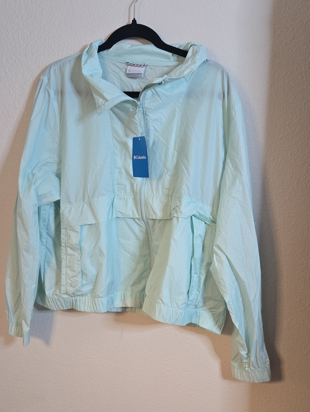 Columbia Light Mint Green Utility Jacket